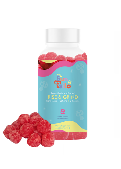 Berry Mushroom Gummies with Lion's Mane mushroomm